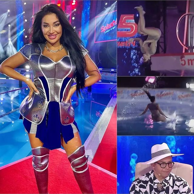 Elena Ionescu a participat și ea la Splash