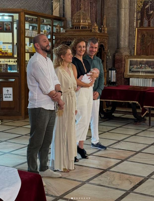 Vichi Răileanu și-a botezat fetița/ sursă foto: Instagram