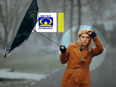 Se strică vremea în România! ANM anunță cod galben de ploi torențiale, vânt și temperaturi scăzute. Zonele vizate