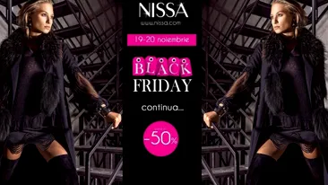 NU RATA ŞANSA! BLACK FRIDAY LA NISSA se prelungeşte până pe 20 NOIEMBRIE ORA 24:00