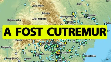 Cutremur mare azi-noapte! În ce orașe din România s-a resimțit