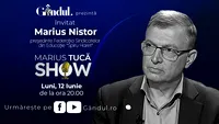 Marius Tucă Show începe luni, 12 iunie, de la ora 20.00, live pe gândul.ro