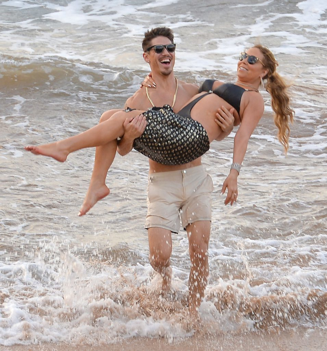 Nu mai există niciun dubiu! MARIAH CAREY se iubeşte cu dansatorul ei şi are o burtică ”suspectă”