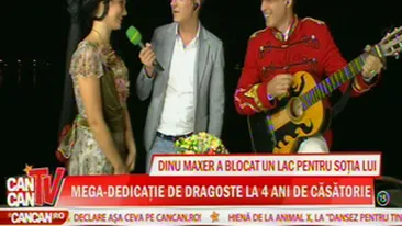 Deea si Dinu Maxer si-au reinnoit juramintele de iubire, in direct la CANCAN TV! Dupa 4 ani, sotul a plimbat-o cu barca pe lac si i-a spus ca va fi doar al ei!