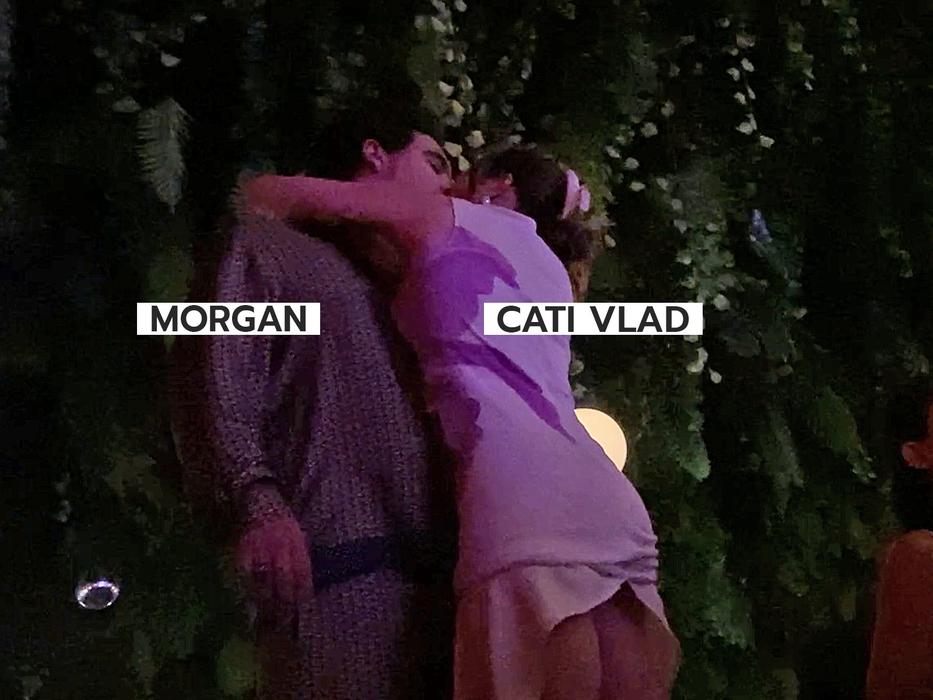 Cati Vlad îl îmbrățișează pe Morgan (Foto: CANCAN.RO)