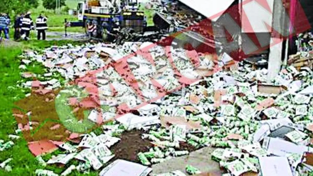 Au furat berea dintr-un tir care a ucis trei oameni