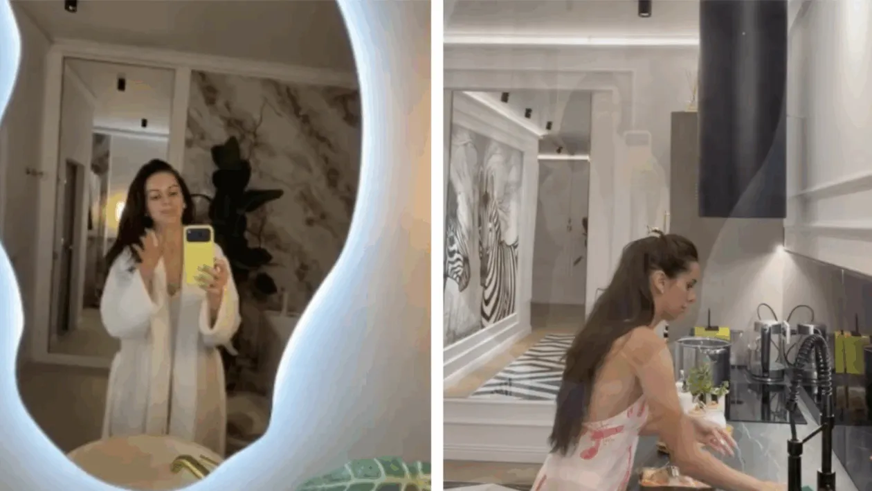 Cum arată locuința de lux a Georgianei Lobonț. Penthouse-ul din Cluj a fost amenajat cu ajutorul unui designer