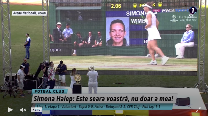 Simona Halep și-a prezentat trofeul Wimbledon 2019 pe Arena Națională: ”Vreau un milion de copii!” Primele imagini de la eveniment