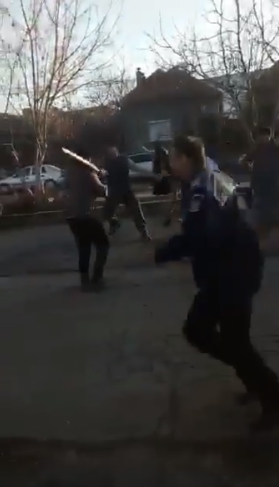 Bătaie generală pe străzile din Calafat