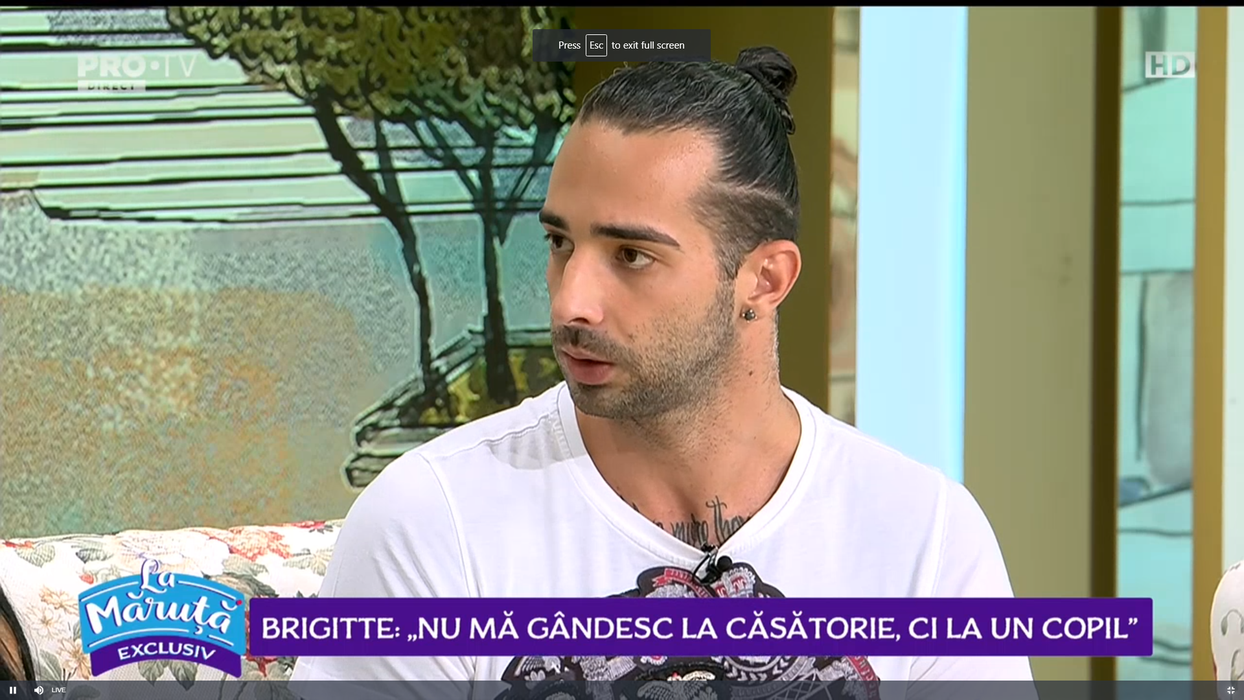 Brigitte Năstase a venit cu iubitul în emisiunea ”La Măruță”
