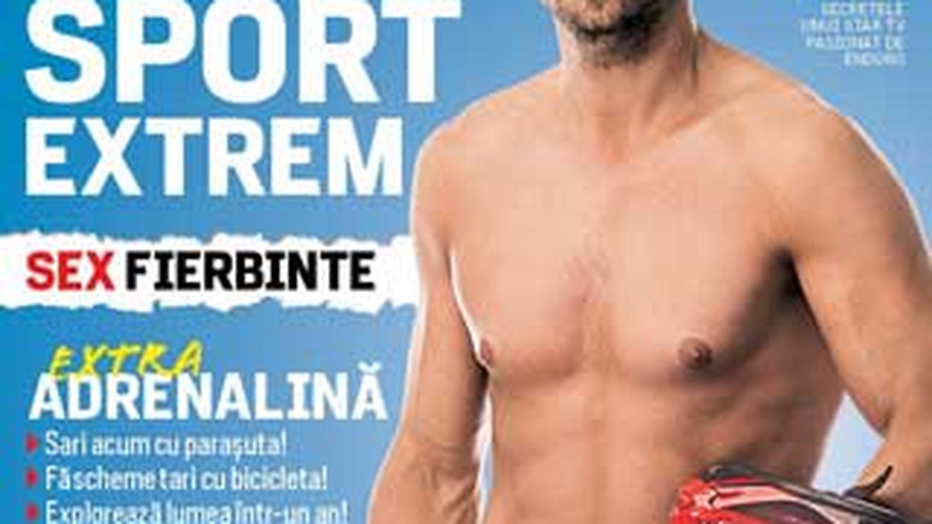 Uite-l pe Dani Otil cum doar Mihaela l-a vazut! A pozat la bustul gol pentru o revista - Are bicepsi si patratele mai ceva ca Mircea Badea