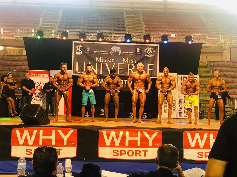 Un jandarm din Bistrița a luat locul I la Mister Universe Italia 2018! Reacția instituției după ce a aflat