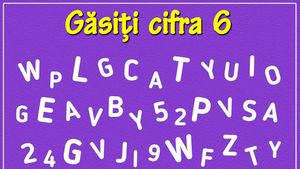 Test de inteligență | Ești un geniu dacă poți găsi cifra 6 ascunsă în această poză!
