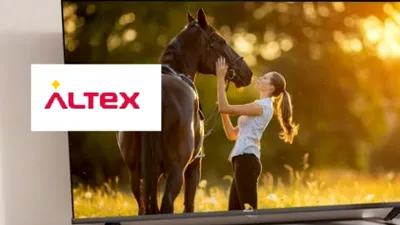 Cel mai ieftin Smart TV de la Altex după reduceri are un preț tentant. Diagonala perfectă pentru Netflix, YouTube, Disney+ sau HBO Max