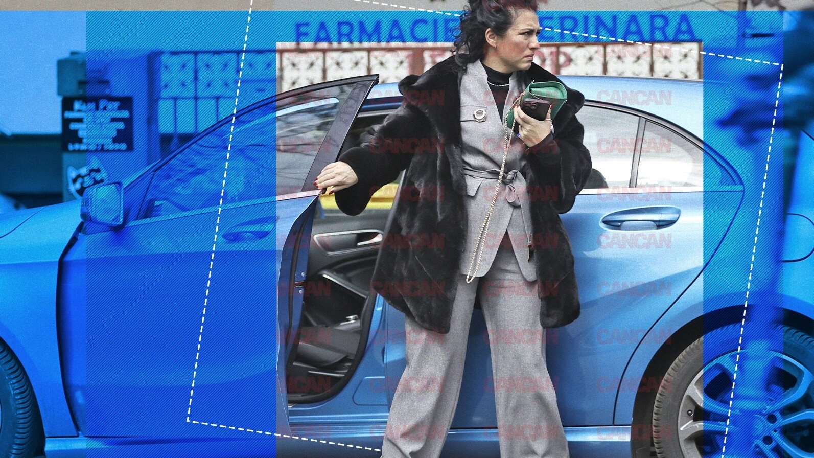 Doinița Oancea a coborât din Mercedes ca de pe podium! Detaliul care a atras imediat atenția