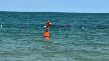 Geamanduri sub formă de cruce cu numărul morților, montate pe litoralul românesc