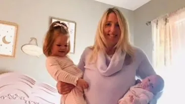 Femeia din imagine are 51 de ani și a născut de 2 ori în timpul menopauzei: Minunile există!