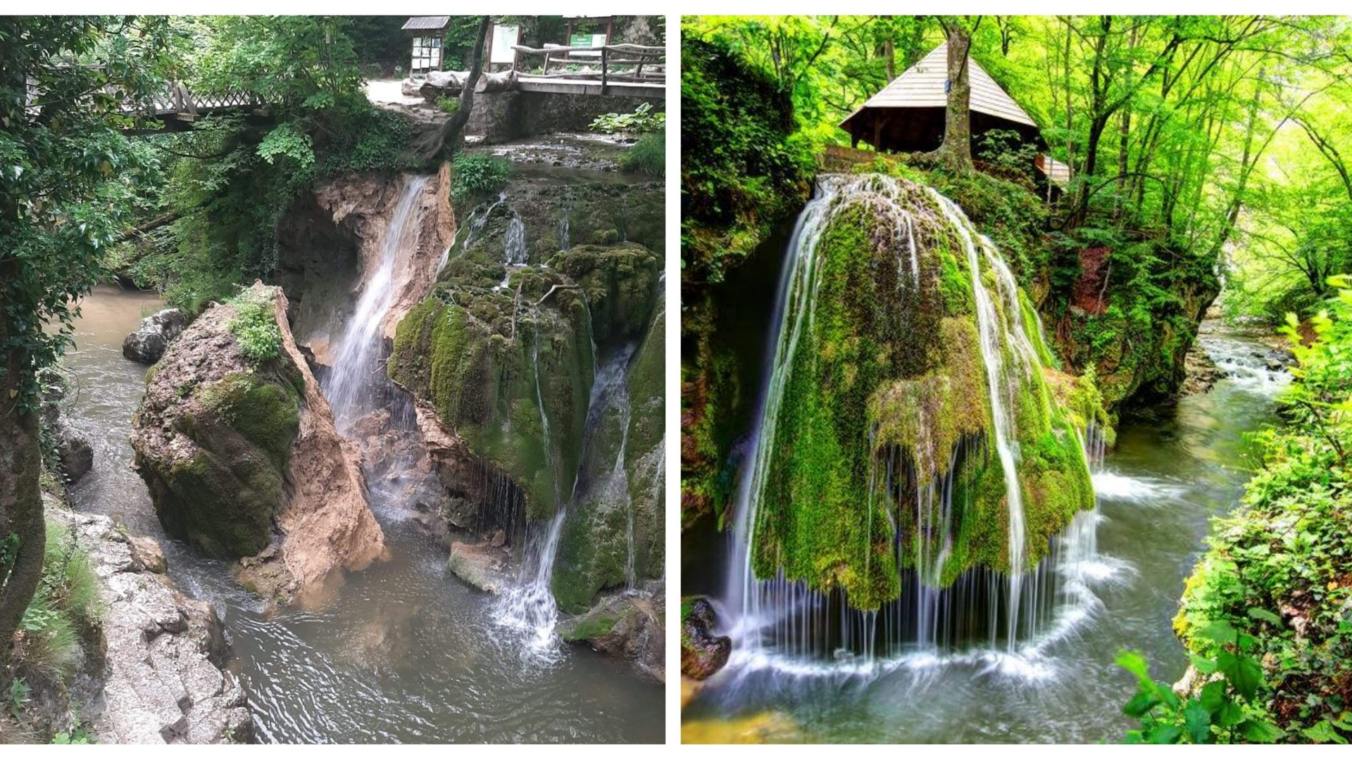 Dezastru natural. Cascada Bigăr, din Parcul Național Cheile Nerei-Beușnița, s-a prăbușit. VIDEO