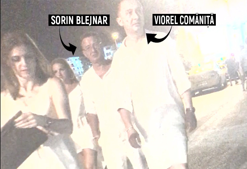 Sorin Blejnar şi Viorel Comăniţă au petrecut cu soţiile lor la mare