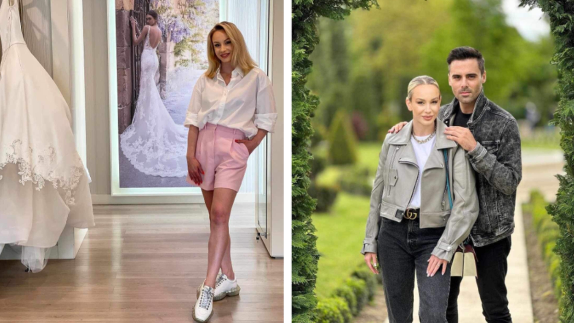 Sandra Izbaşa şi Răzvan Bănică se căsătoresc religios în această vară! Blondina a publicat primele imagini cu rochia de mireasă