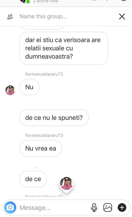 Un bărbat se autodenunță 
că are relații sexuale cu verișoara lui de 12 ani