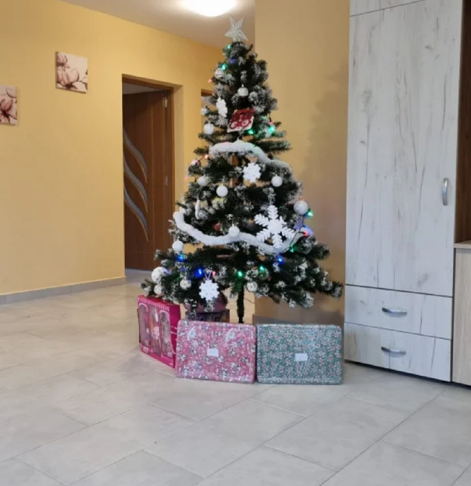 Diana, tânăra de 23 de ani care a rămas văduvă cu doi copii s-a mutat în casa construită din donații: ”Noi trebuie să fim lângă ea”
