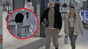 Daniel Cafelutză nu își lasă soția singură nici măcar la baie. “Suflet blând”, dar atent ca un bodyguard