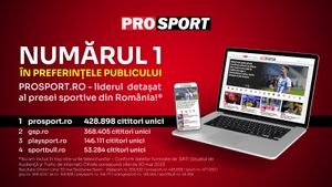 PROSPORT.RO- Liderul detașat al presei sportive din România la nivel de unici în data de 30 mai 2023