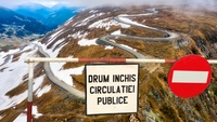 Vremea rea pune capăt circulației pe Transalpina! Drumul se închide între Rânca și Obârșia Lotrului
