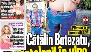 A aparut noul CANCAN de WEEKEND! Vezi imagini incendiare cu Catalin Botezatu cu pantaloni in vine in public!