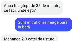 BANCUL ZILEI| "Anca, te aștept de 35 de minute. Ce faci, unde ești?"