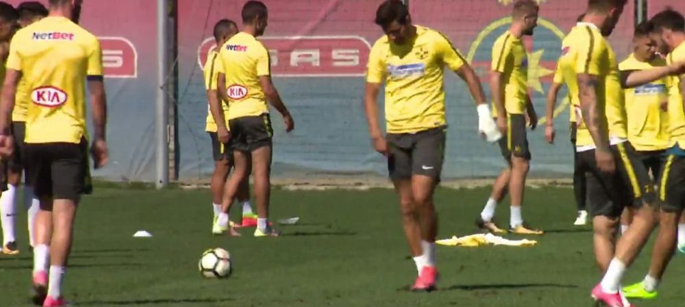 Panica în cantonamentul FCSB-ului! Un accident teribil a întrerupt antrenamentul