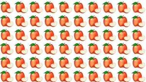 Test de perspicacitate | Care măr este diferit de toate celelalte?