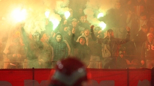 Au evacuat galeria "cainilor" ca sa impresioneze UEFA! Forul european, martor la evenimentele de la meciul Dinamo - Rapid