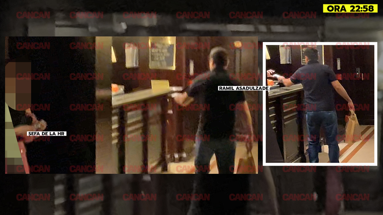 În momentul în care au părăsit camera de hotel după cinci ore, Ramil a predat cheia la recepție, iar subalterna lui s-a ferit să fie observată și a rămas în spatele unui perete de pe hol