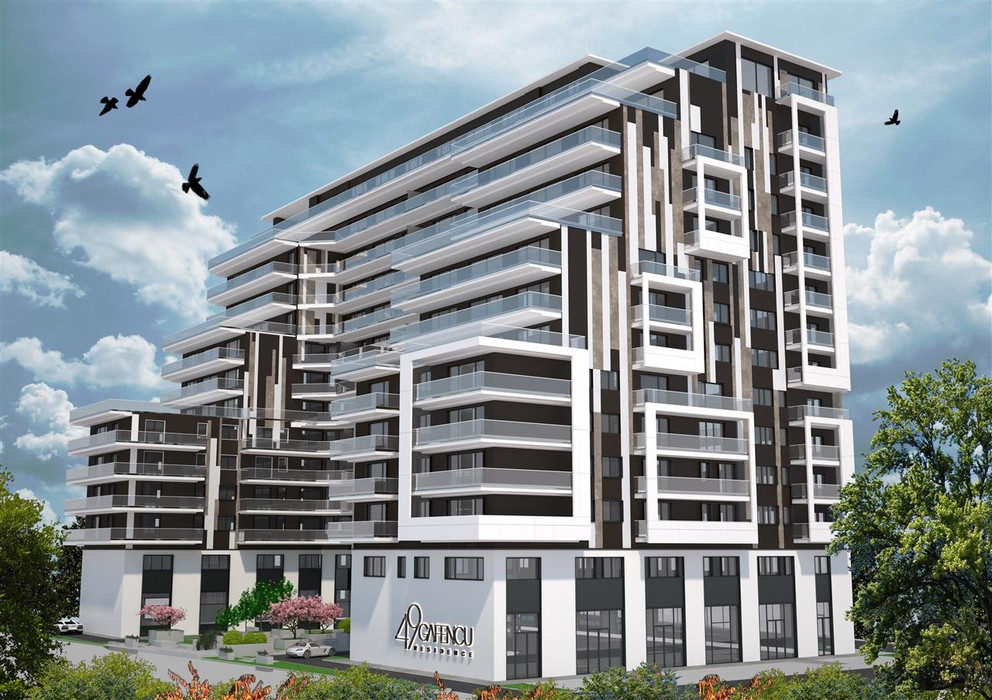 Denisa locuia într-un complex rezidențial