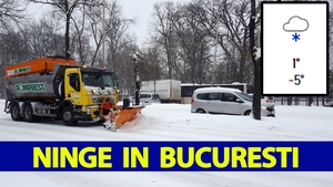 Meteorologii Accuweather au modificat prognoza. Zilele următoare vin ninsorile în București și în celelalte orașe din România