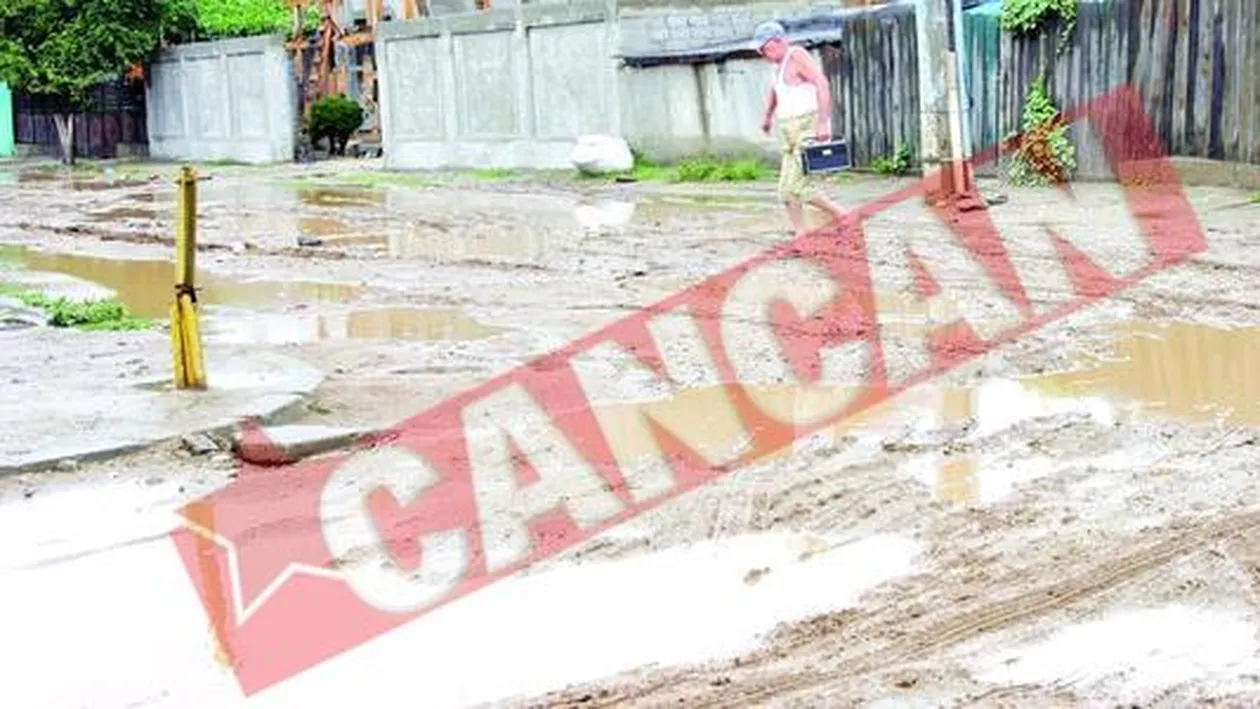 Capitala, un talmes-balmes dupa ploaia de ieri