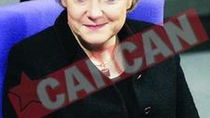 Angela Merkel, microbista inraita