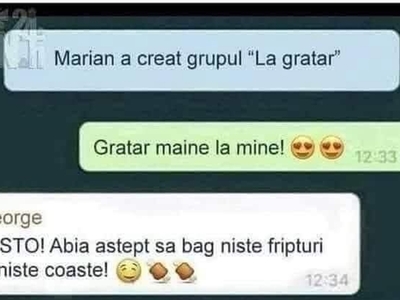 BANCUL ZILEI | Grătarul lui Marian