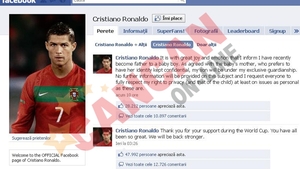 Sora fotbalistului: "Baietelul seamana perfect cu Ronaldo!"