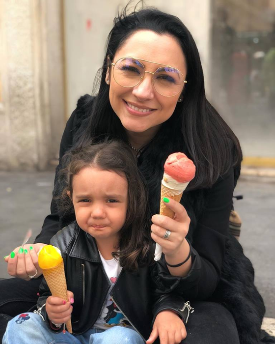 Andra a dus-o pe fetița ei, Eva, la salon! A încercat asta pentru prima dată
