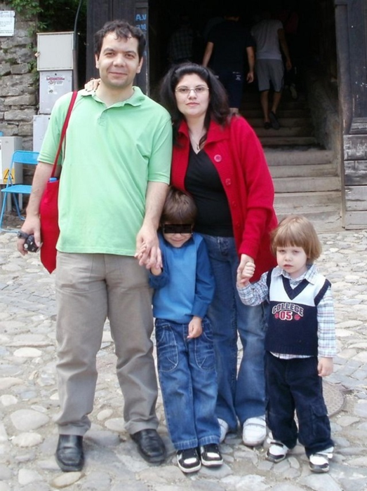 Familia Anghel înainte de tragedie