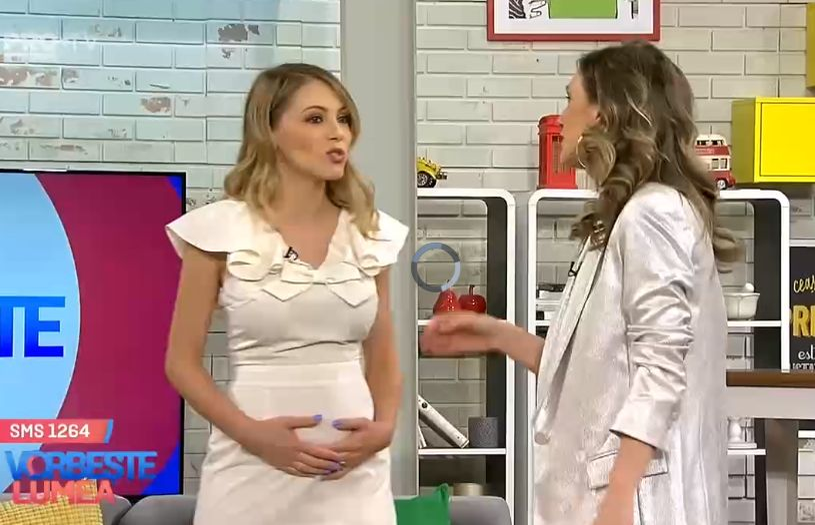 Andreea Ibacka, prima apariție cu burtica la vedere. Vrea să nască natural