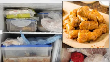 Surpriză! Câte luni pot fi păstrate în congelator sarmalele, de fapt