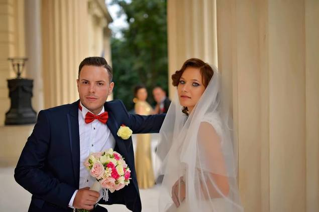 Bogdan Gigină şi soţia sa, Raluca