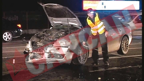 Fiul vitreg al Elenei Udrea a avut un accident cumplit pe DN1