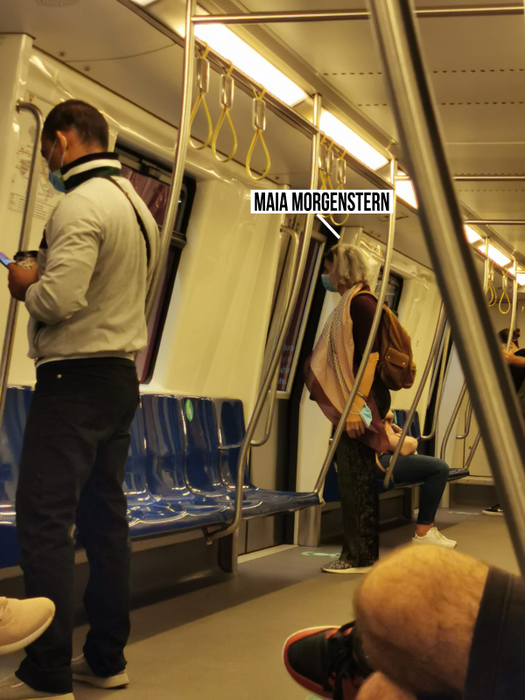 Maia Morgenstern preferă să circule cu metroul prin București