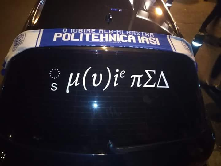 Cum a fentat un ieșean legea. Și-a scris „M**e PSD” cu litere din alfabetul grecesc