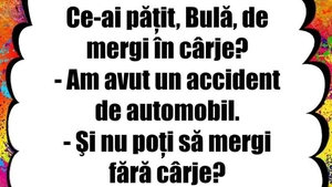 BANCUL ZILEI | Bulă, accidentul și cârjele
